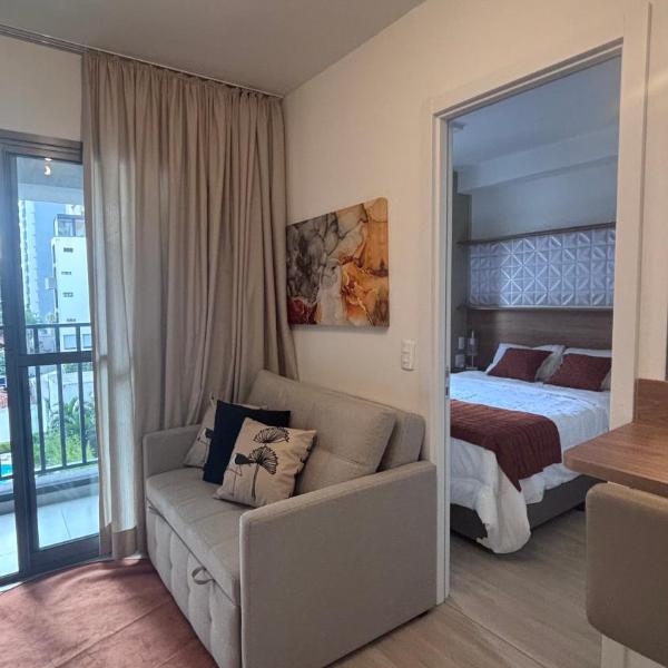 Studio espetacular em prédio premium em Pinheiros ao lado da Paulista e Faria Lima