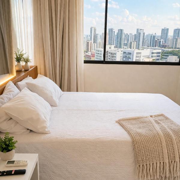 Beach Class Hotels e Residence- Boa Viagem -Flat B - Foto 2