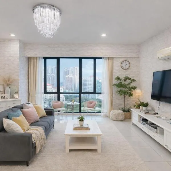 Seaview 2BR Suite with Pool & bathtub near Gurney Jazz Suites 13A, hotel in Tanjong Tokong