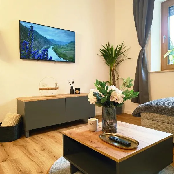 Viesnīca Ferienwohnungen zum Goldgräber - Stilvoll wohnen - Parkplatz - Perfekt für Moselurlaub pilsētā Bernkastele–Kīsa