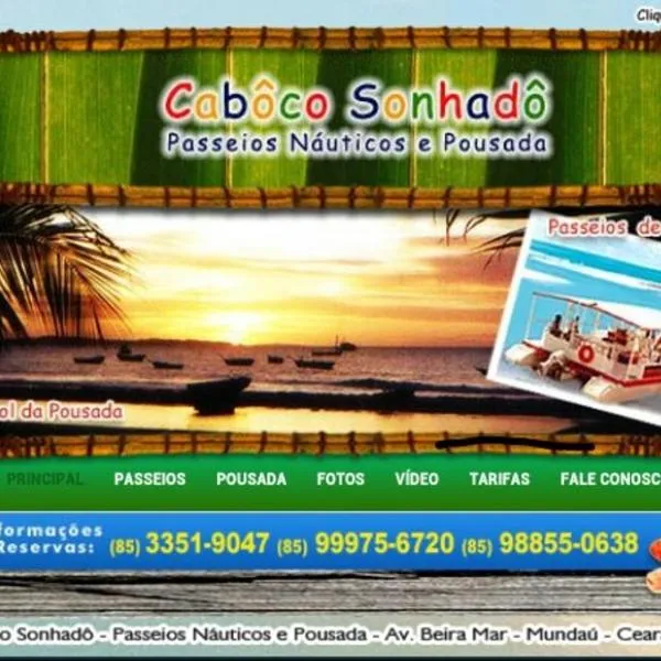Cabôco Sonhadô Passeios Náuticos e Pousada, hotel di Mundaú