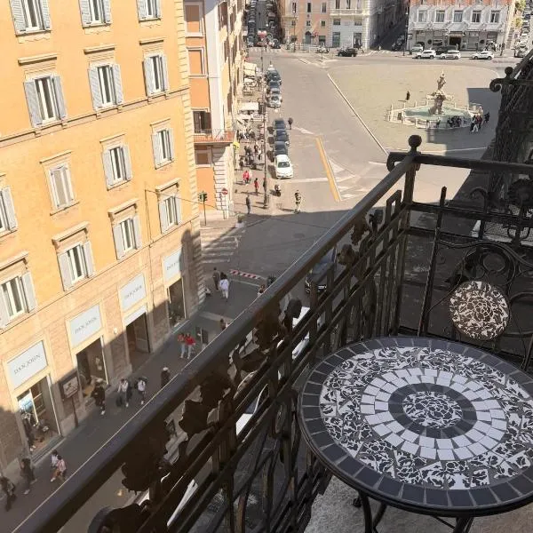 The view Barberini, hotel di Rome