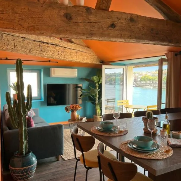 La Jouvence - Appartements à thème, avec balcon vue Saône et climatisés, hotel in Saint-Laurent-sur-Saône