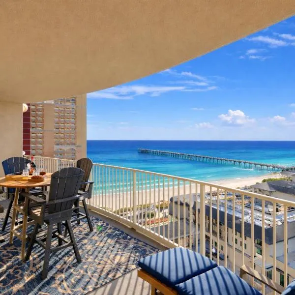 25 OFF Gulf View Steps to Pier Park Heated Pool Hot Tub, hotel a Panama City Beach
