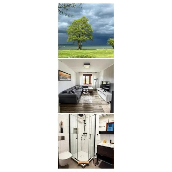 Ferienwohnung Plaue Auszeit mit Privatstrand und Bootsliegeplatz, готель у місті Zislow