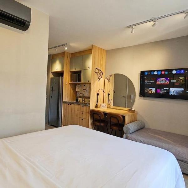 Brooklin Smart - Cama Queen - Próximo ao Metrô e Shopping Morumbi