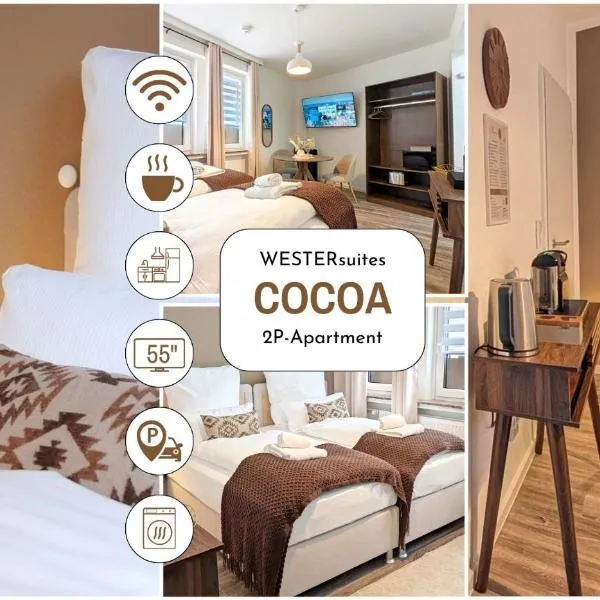WESTERsuites - Cocoa - 1BR Zentral WLAN 2 Betten Küche، فندق في بريمين
