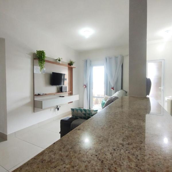 Apartamento Frente Mar com Suíte e Varanda Gourmet - Foto 5