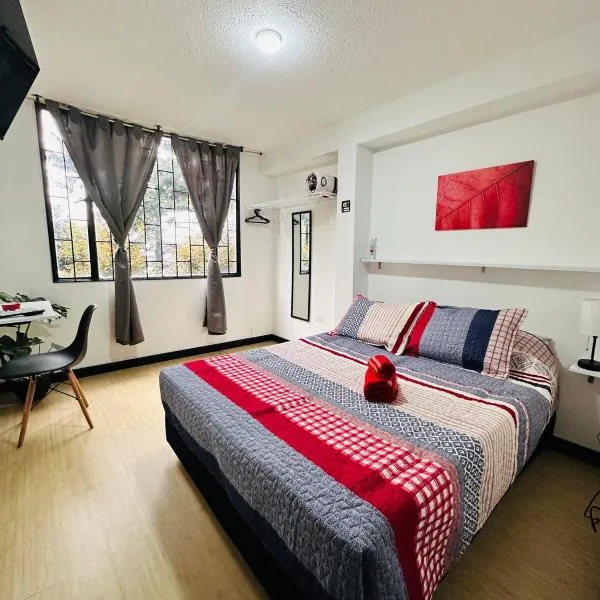 Habitación cerca al aeropuerto en apartamento compartido, hotel i Bogotá