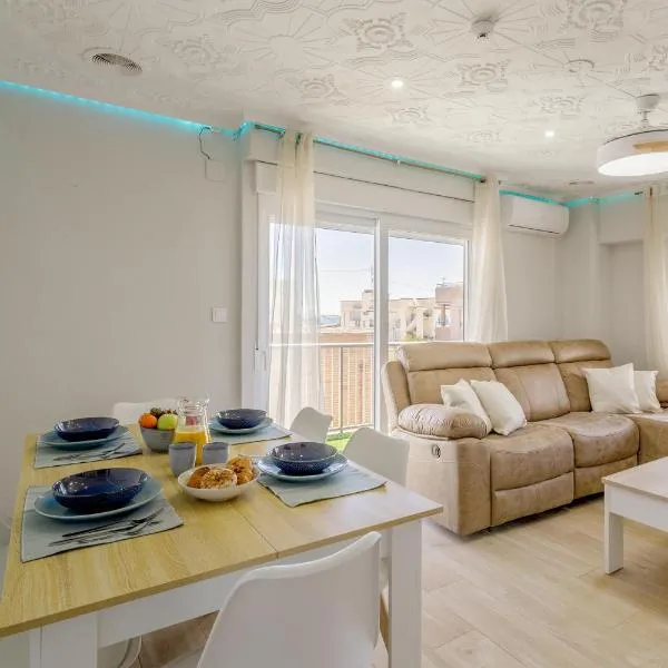 Vistas al Mar - Playa 33m - 3 Hab - 2 Baños Perfecto Familias y Grupos - Parking: Santa Pola'da bir otel