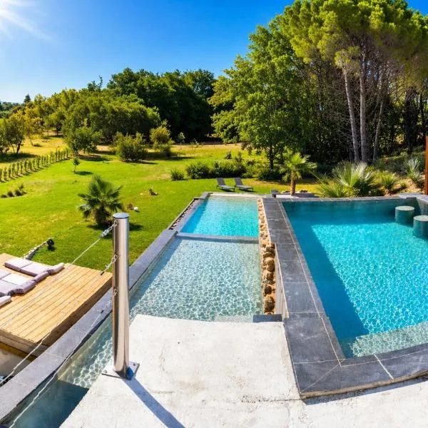 L'Escale des Dentelles SPA Piscine au MONT VENTOUX, Hotel in Aubignan