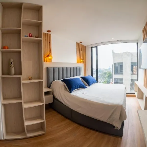 Premium Studio in Chicó Excellent location near the World Trade Center, hotel in Bogotá
