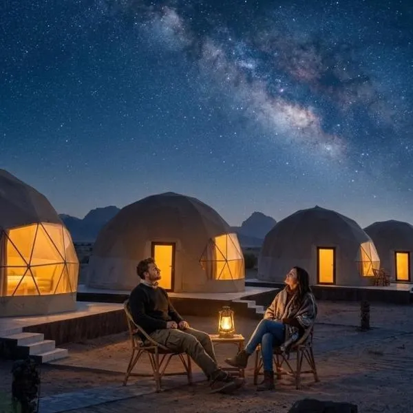 Rawasi Wadi Rum luxurious camp: Ram Vadisi şehrinde bir otel