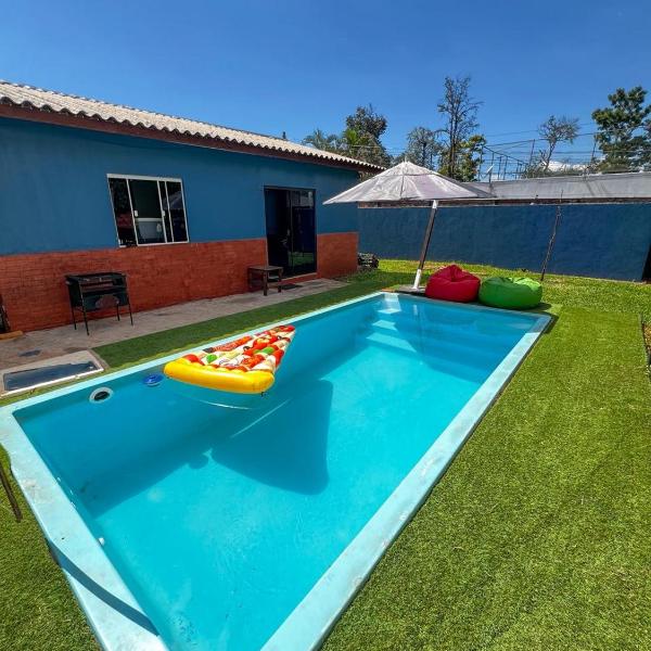 4 min do Paraguai Casa com piscina e privacidade