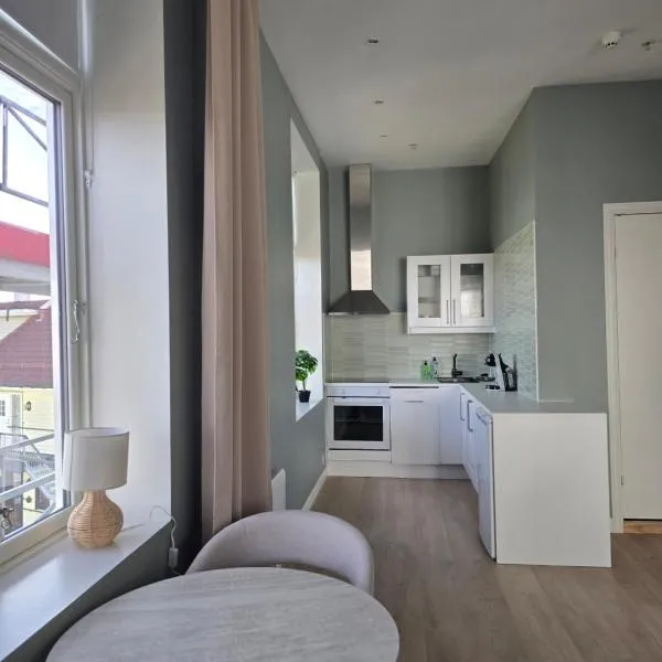 Studio apartment in the city center, beautiful sea view โรงแรมในStord