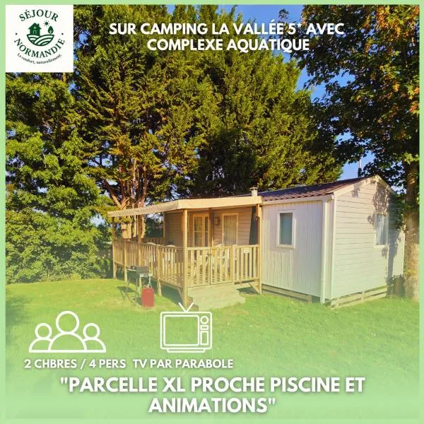 Houlgate- 503 - Mobilhome Classic 4 personnes Camping 5 étoiles - Séjour Normandie - Paris Eure Gestion, hotel in Houlgate