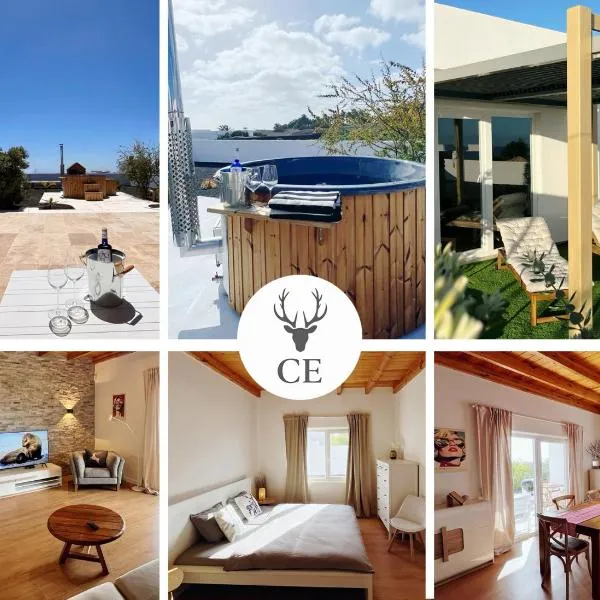 Chalet Emily Alpine Chic with Hot Tub and Ocean View, Hotel in Costa Teguise