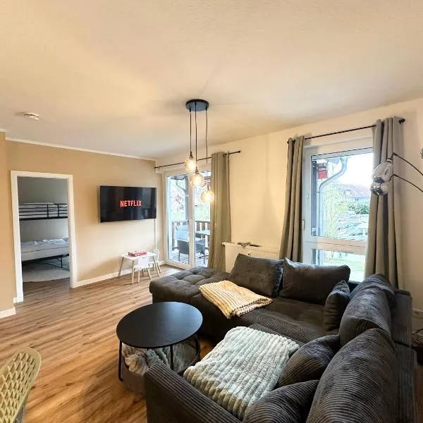 Spreewald-Apartment 3 -Balkon, Parkplatz, Netflix-, hotel in Burg