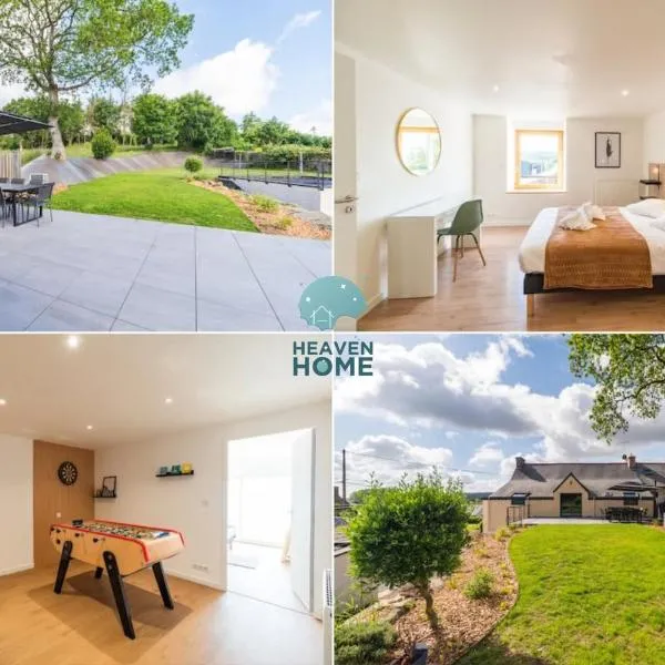 Grande maison familiale avec jardin parking et jeux, hotel a Saint-Carreuc