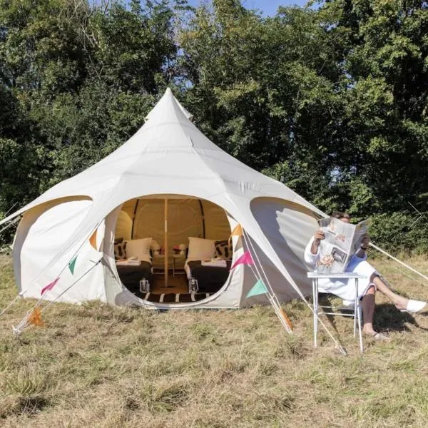 Glampingzelt auf Naturcampingplatz am See, hotel u gradu Heideblick