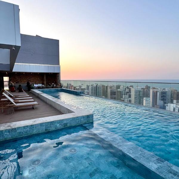 Studio de alto padrão vista mar no Terraço, Piscina, Garagem e Restaurante - Foto 5