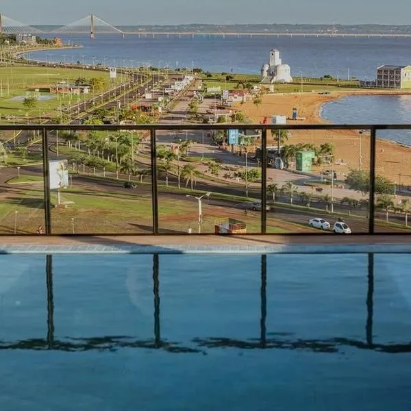 Frente a la Playa San José, Vista Increíble al Río โรงแรมในเอนการ์นาซิออน