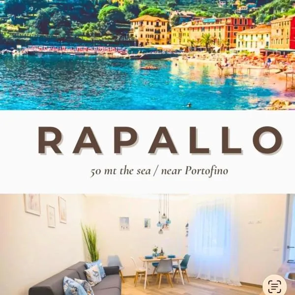 ELEGANT HOUSE BY THE SEA RAPALLO - 50 meters from the beach ,near Portofino, hotel di Rapallo