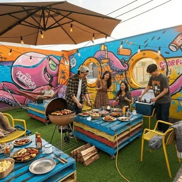 Pohang Poderosa Blue Guesthouse, khách sạn ở Pohang