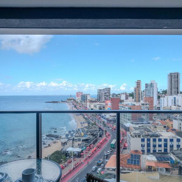 Orla da Barra no 10º andar com vista mar aberta
