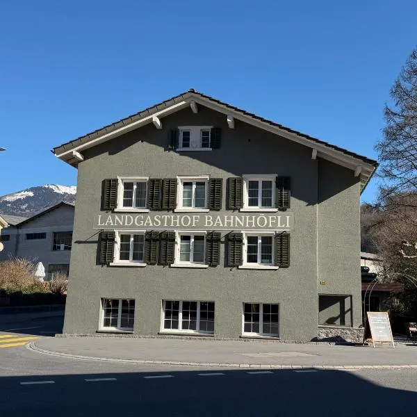 Landgasthof Bahnhöfli, hotel en Näfels
