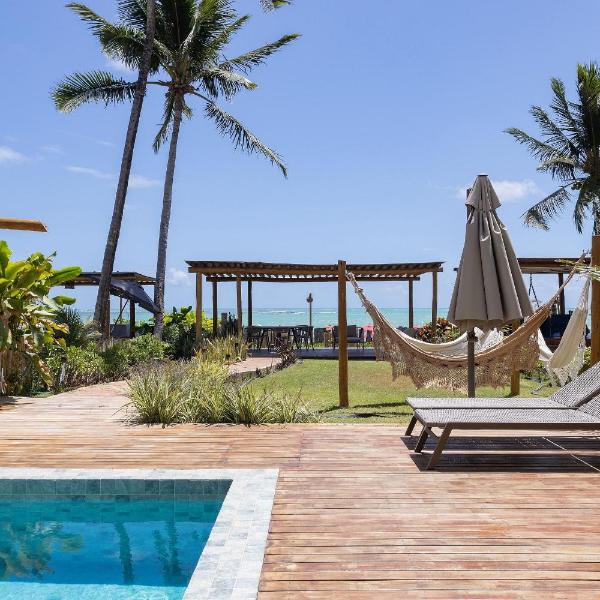 Casa pé na areia em Milagres: Naluum Residence