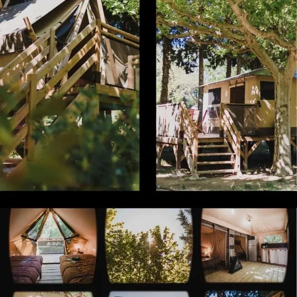 Camping Porte des Alpilles by M.A DESTINATION GLAMPING, Hotel in Saint-Étienne-du-Grès
