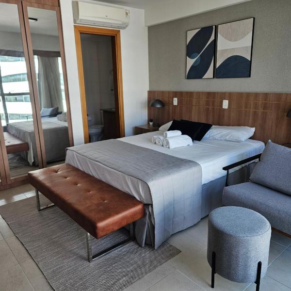 Flat I - Saint Moritz, Espaçoso, Aconchegante, NOVO, Região Central de Brasilia, Executivo ou Família - Foto 4