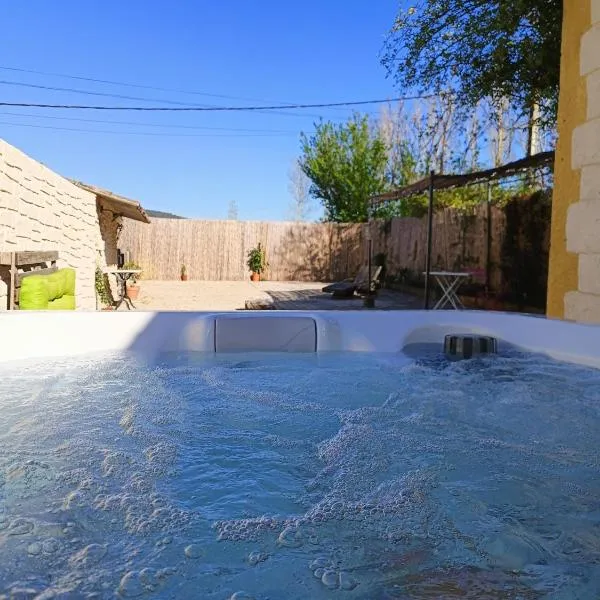 Grand studio et jacuzzi extérieur, Hotel in Lagnes