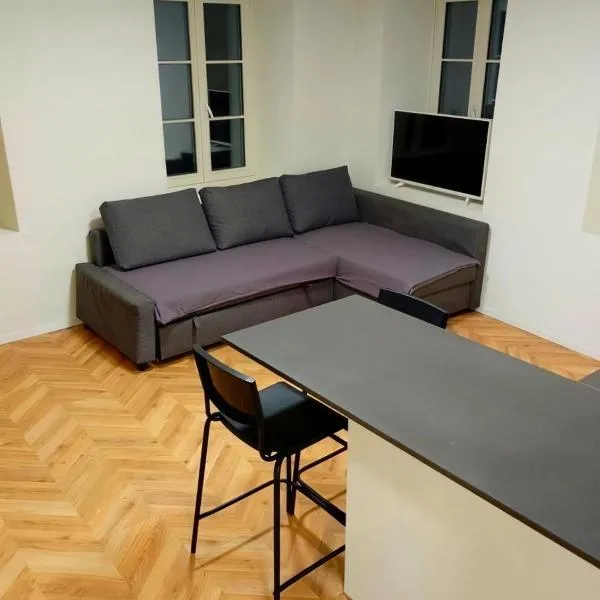 Central Living Brugg - B & W Apartment، فندق في بروغ