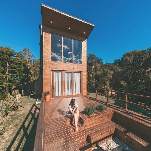 Cabana Xaxim com jacuzzi e vista incrível - Foto 5