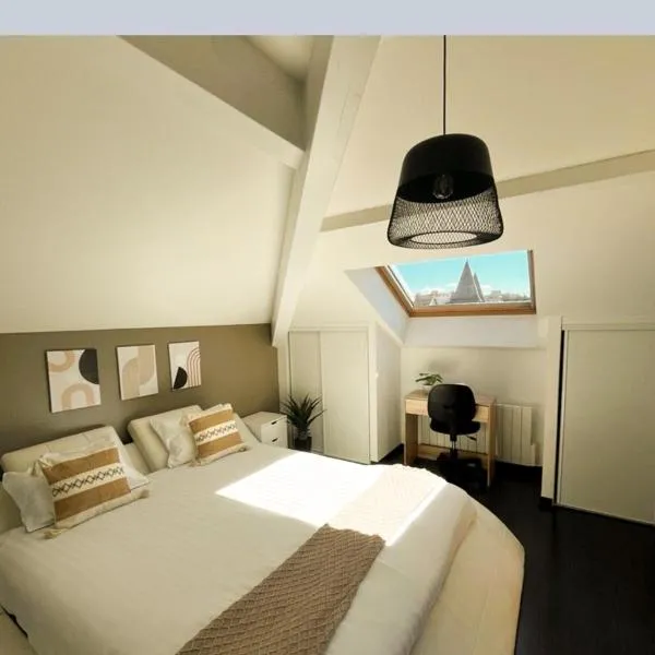 Modern Loft room in Annemasse 15 mins to Geneva with private free parking, khách sạn ở Vétraz-Monthoux