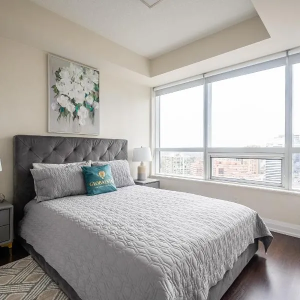 Elegance In Peonies 1 Bedroom Condo 23 Floor Free parking in Downtown Toronto, hotel en Toronto