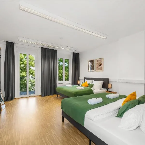 DND City 1 I 152 qm I Innenstadt I 3x Parken I 2x Balkon I Workstation I Netflix I Kaffee I Waschmaschine I Trockner I Xbox, hotel din Würzburg