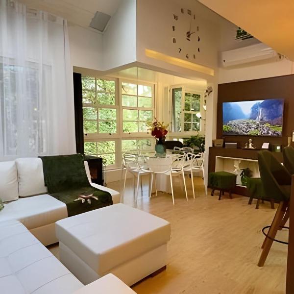 Apto Familiar|7 hospedes|2Q|Condominio|Lareira