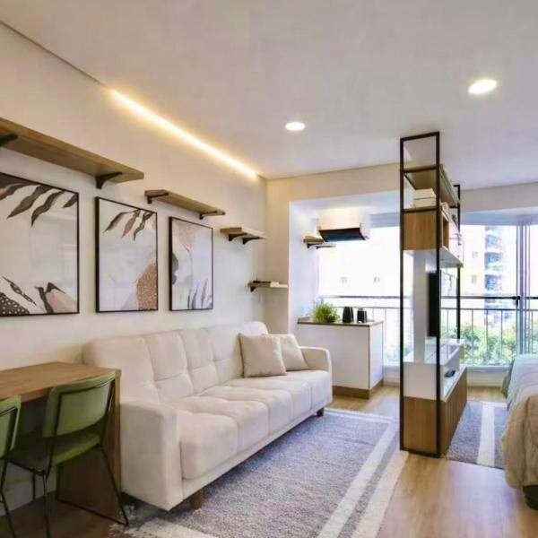 Coração da Liberdade | Acomoda 4 | Ar + Rooftop + Gym
