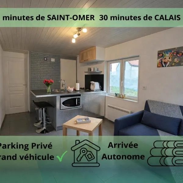 Le calme entre caps et marais d'Opale, hotel in Mentque-Nortbécourt