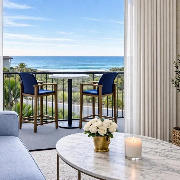 Top Floor Oceanview Luxury KING Villa - Balcony & Steps to Beach, Hotel in Hilton Head Island
