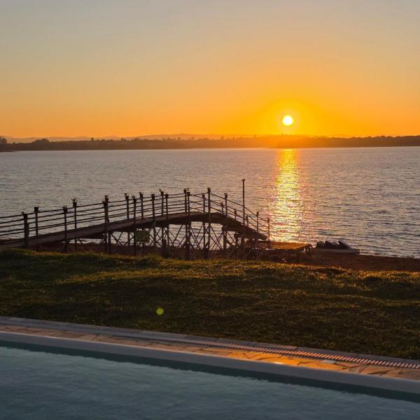 Riviera Barão de Antonina - Chalés na Represa - Piscina vista incrível