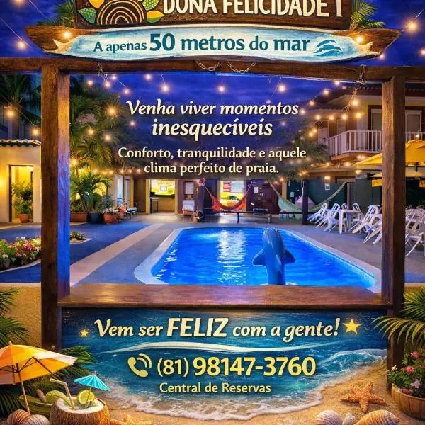 타만다레에 위치한 호텔 Pousada Dona Felicidade Carneiros