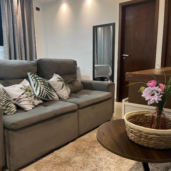 Praia Grande, Ocian Apartamento aconchegante e equipado