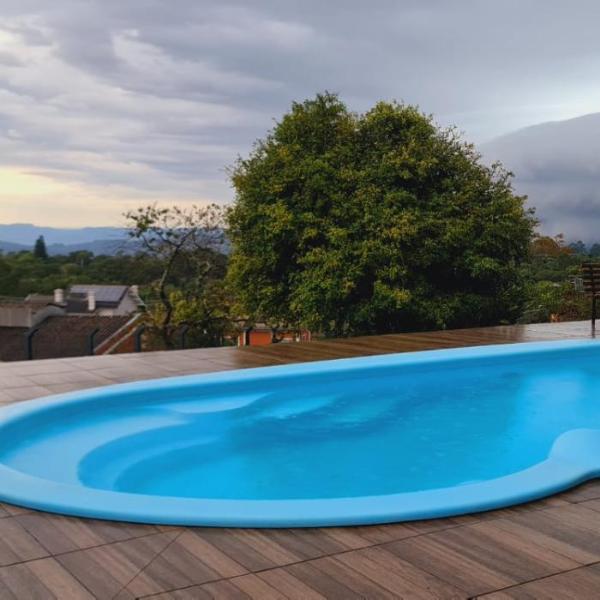 Aconchego e vista deslumbrante com piscina - Foto 2