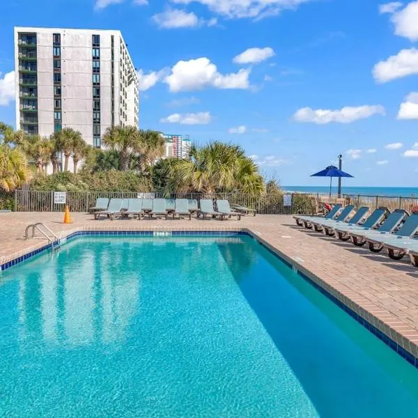 Ocean View 1BR King Suite wBalcony on the Beach, отель в Миртл-Бич