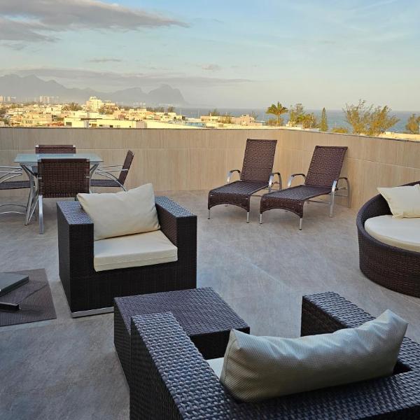 Duas Coberturas Luxo Duplex com Vista Mar Recreio
