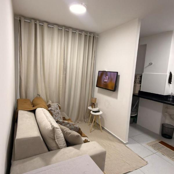 Apê novo com piscina, 2 quartos, ate 5 pessoas